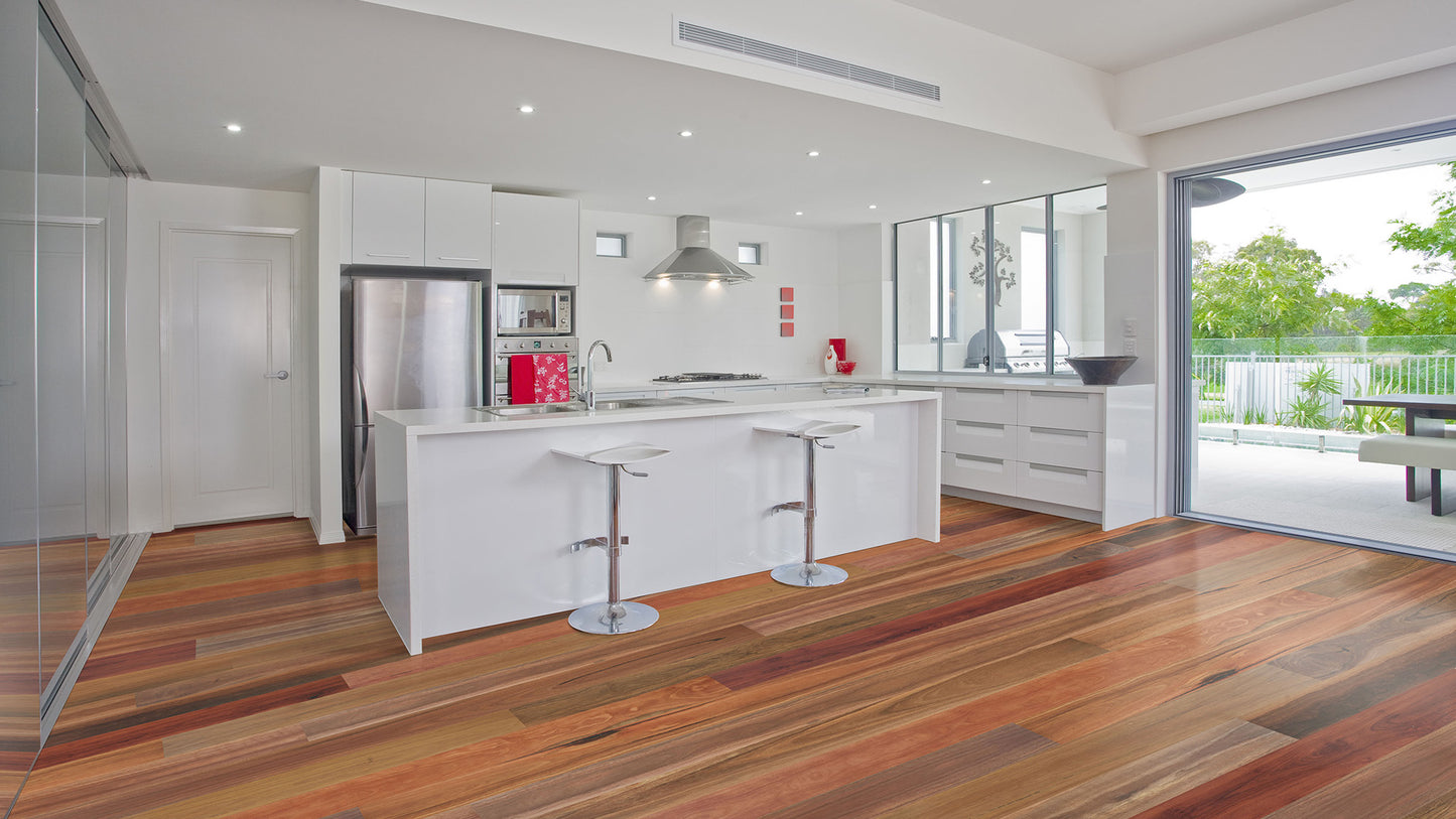 Family Area - SPOTTED GUM RUSTIC